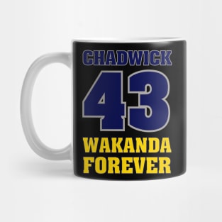 Best Player Chadwick 43 Wakanda Forever Mug